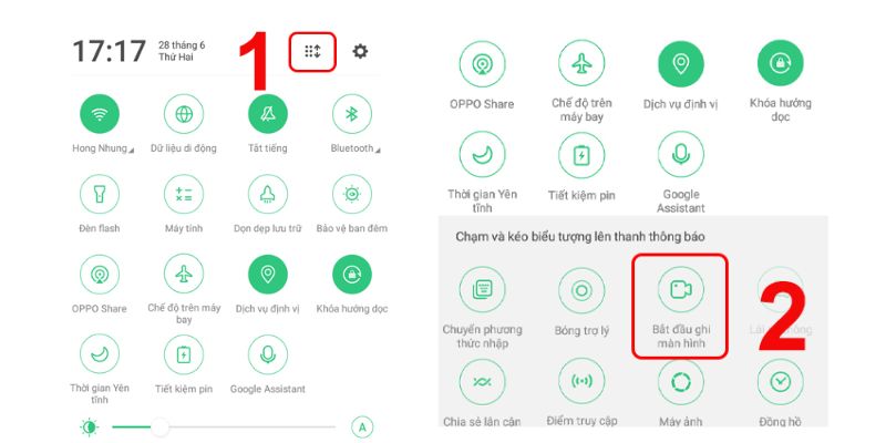 Quay màn hình để tải video facebook trên điện thoại Android
