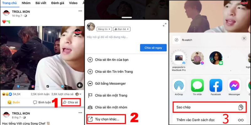 Các bước tải video trên facebook về điện thoại iphone